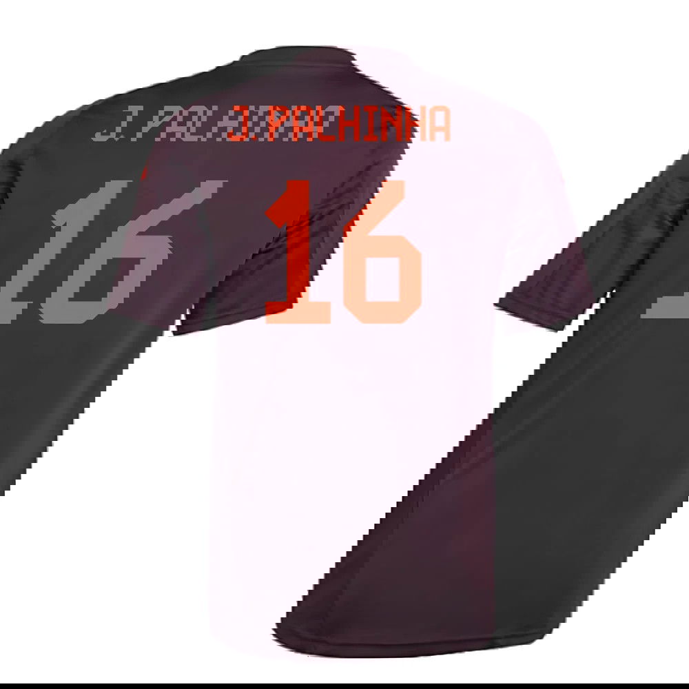 2024-2025 Bayern Munich Training Shirt (Shadow Maroon) - Kids (J. Palhinha 16)