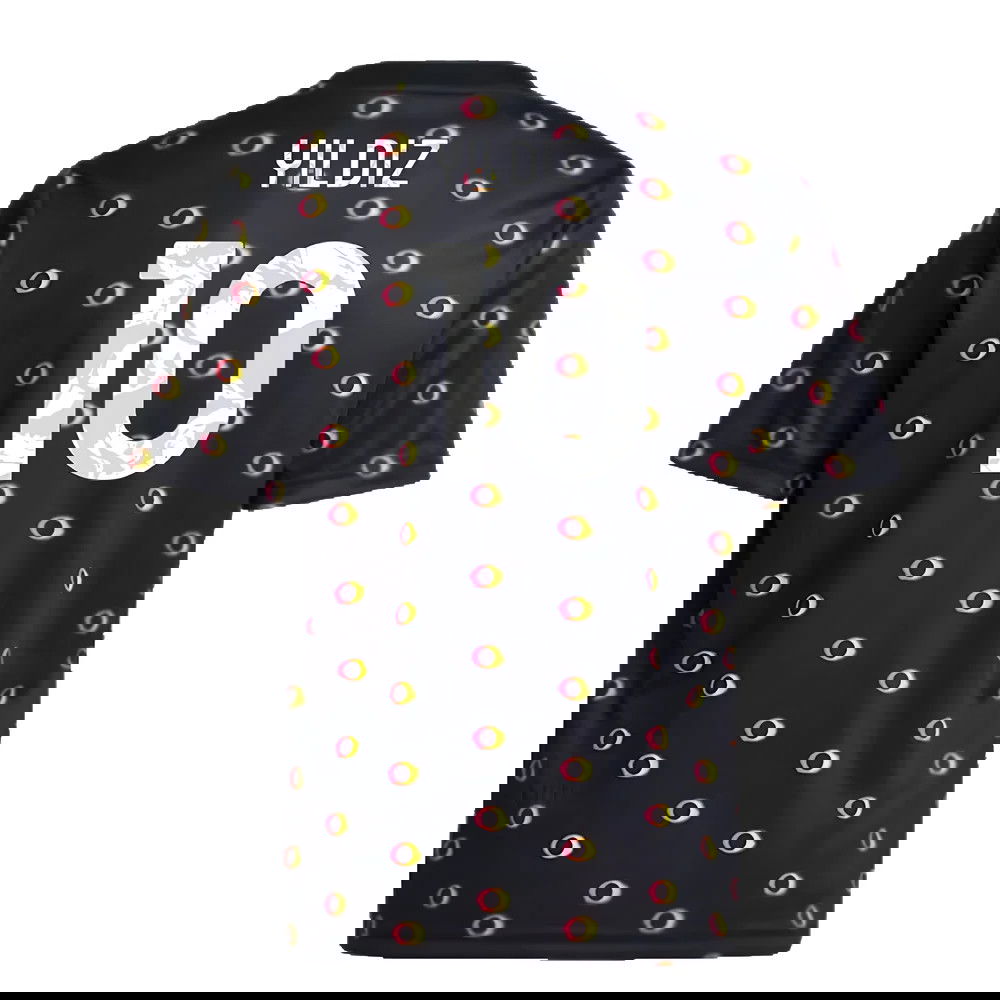 2024-2025 Juventus Pre-Match Shirt (Black) - Kids (Yildiz 10)