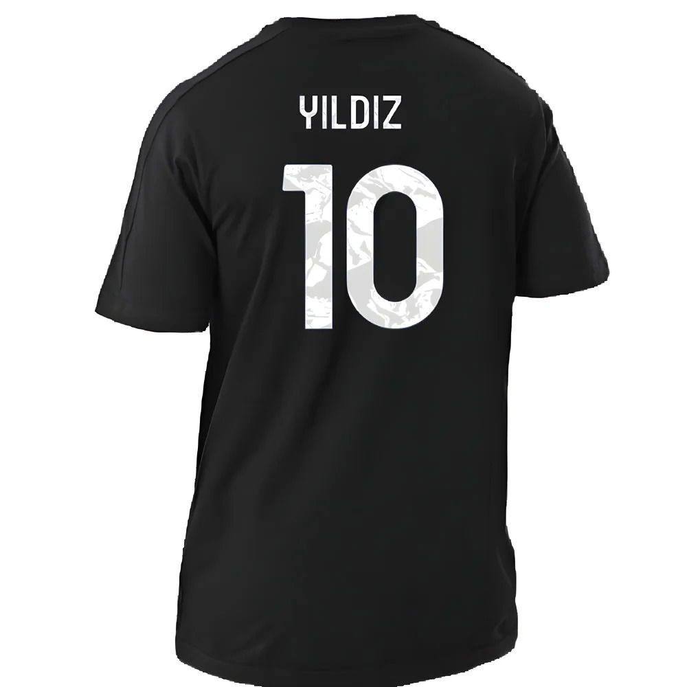 2024-2025 Juventus DNA Tee (Black) (Yildiz 10)