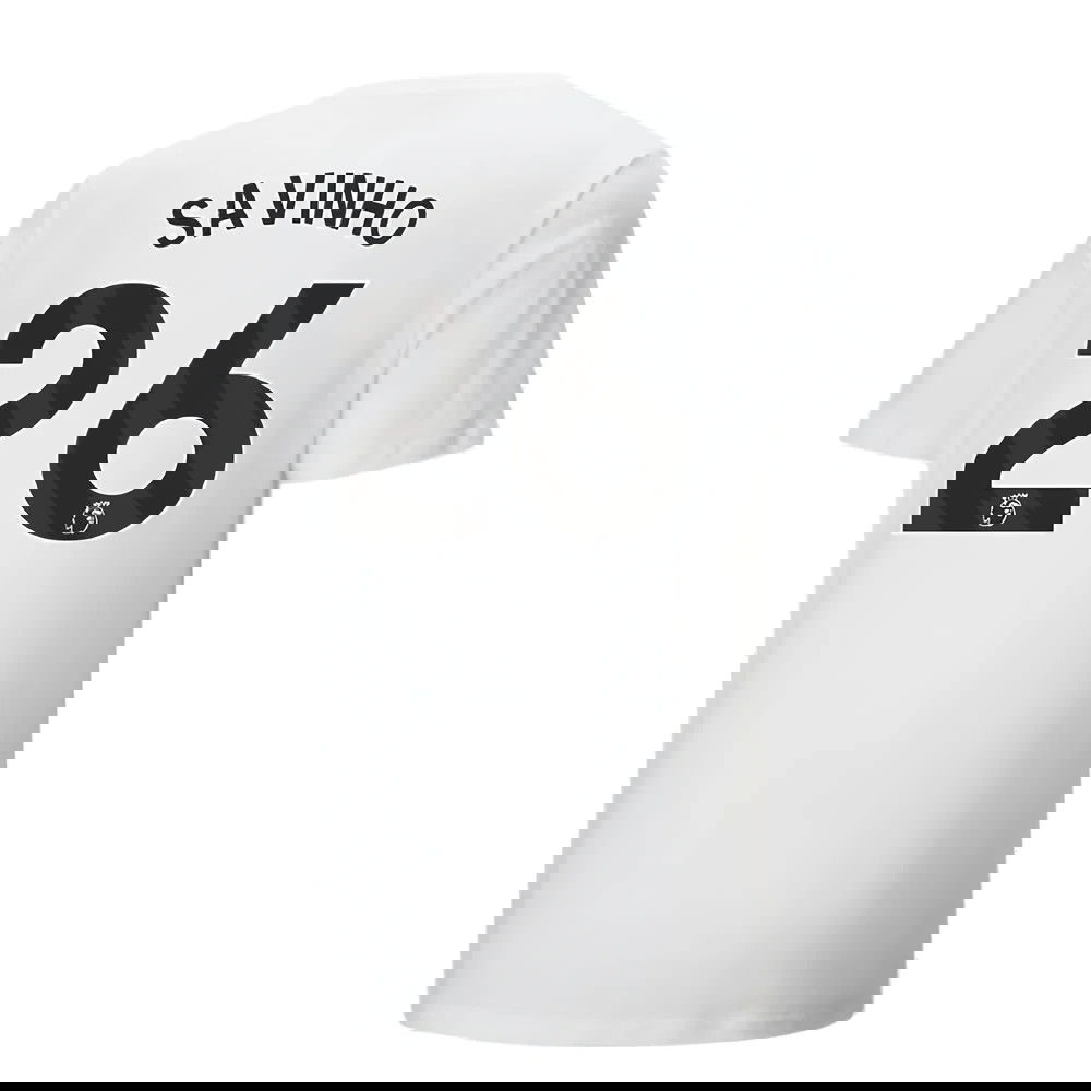 2024-2025 Man City ftblCulture Tee (White) (Savinho 26)