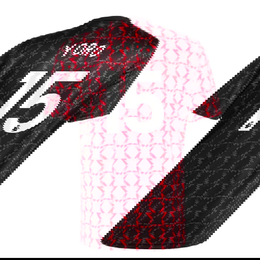 2024-2025 Man Utd Pre-Match Shirt (Black) (Yoro 15)