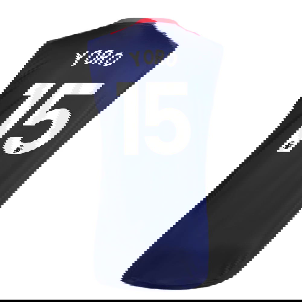 2024-2025 Man Utd Sleeveless Jersey (Night Indigo) (Yoro 15)