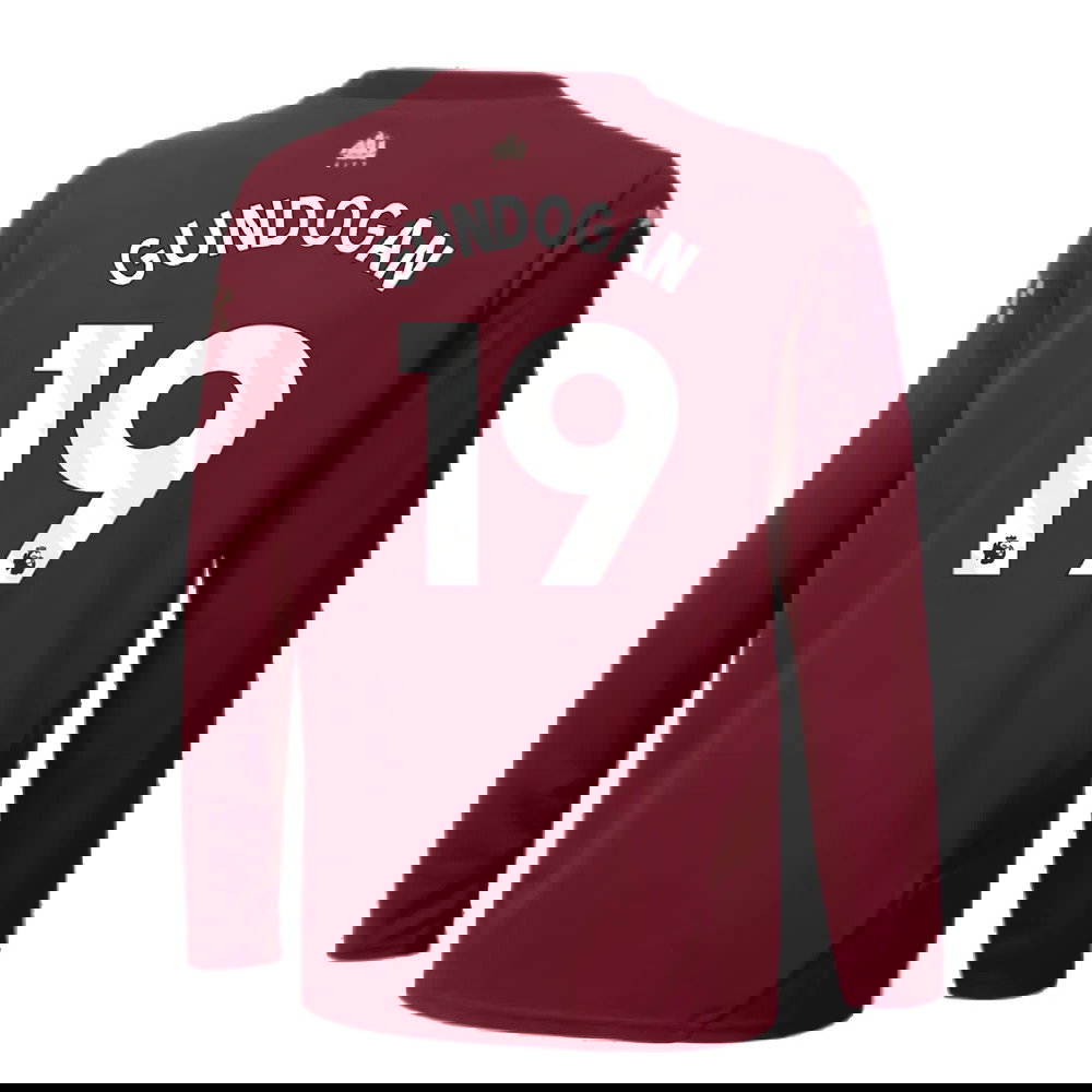 2024-2025 Man City Third Long Sleeve Shirt (Kids) (Gundogan 19)