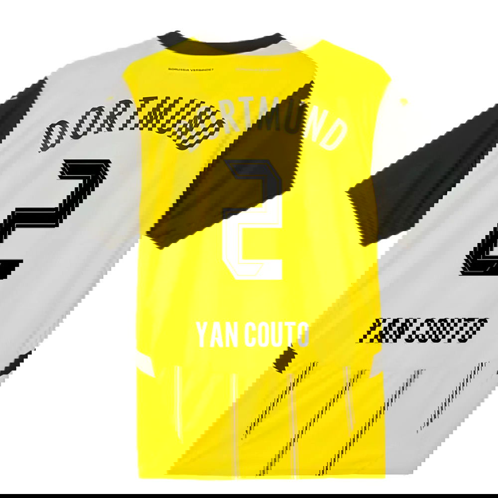 2024-2025 Borussia Dortmund Home Shirt (Yan Couto 2)
