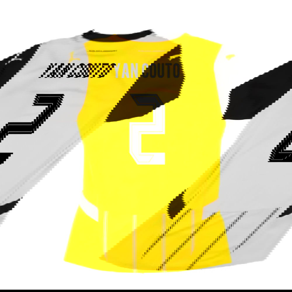 2024-2025 Borussia Dortmund Home Shirt (Ladies) (Yan Couto 2)