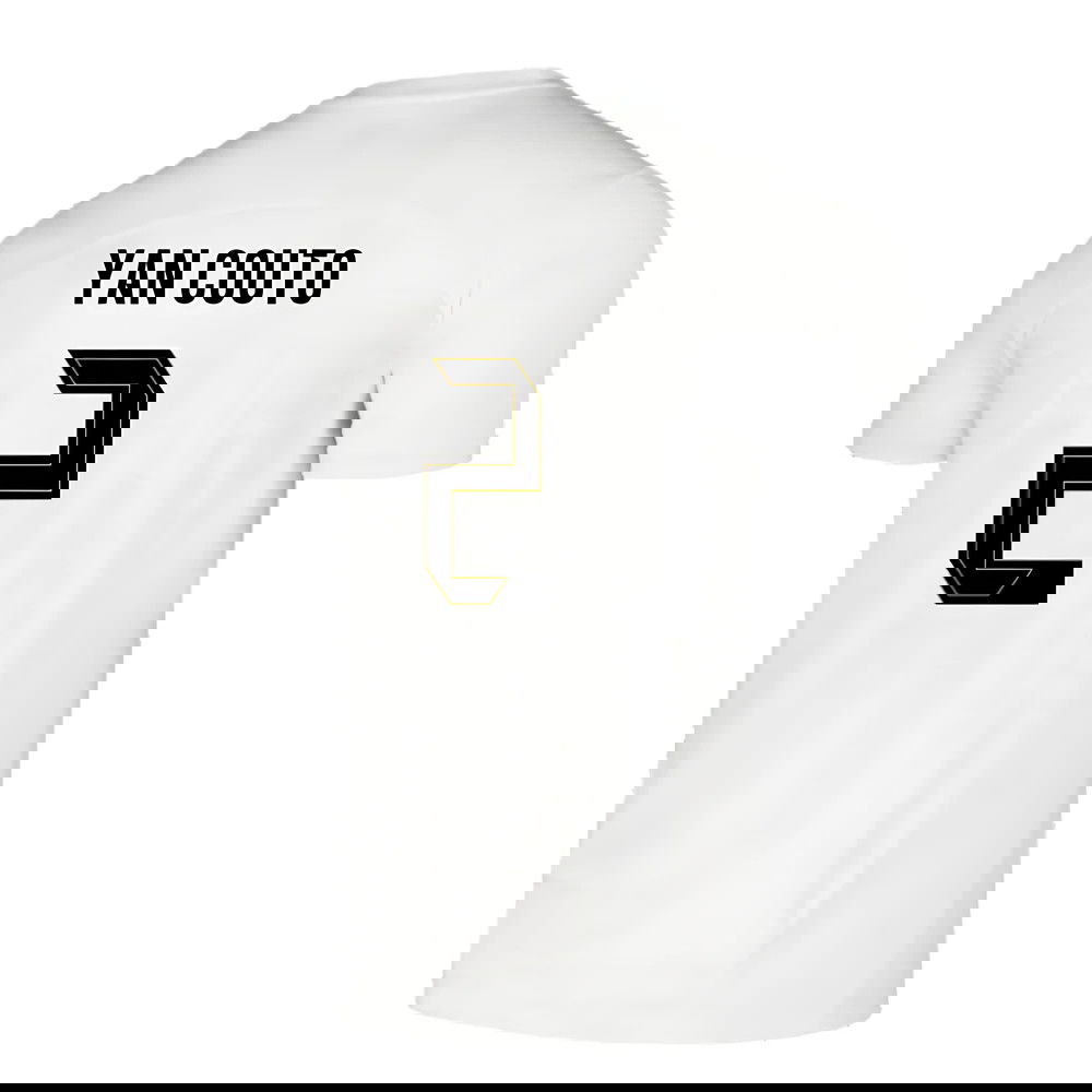 2024-2025 Borussia Dortmund Pre-Match Shirt (White) (Yan Couto 2)