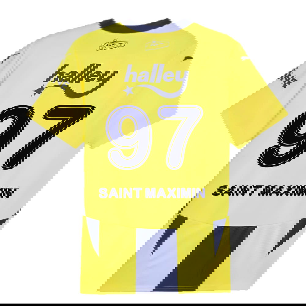 2024-2025 Fenerbahce Home Shirt (Saint Maximin 97)