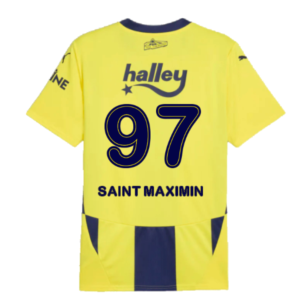 2024-2025 Fenerbahce Home Shirt (Saint Maximin 97)
