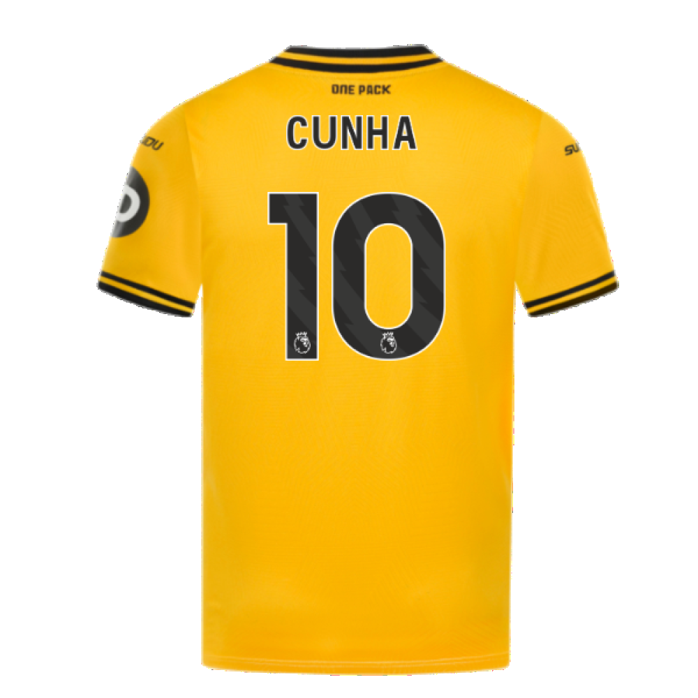 2024-2025 Wolves Home Shirt (Cunha 10)
