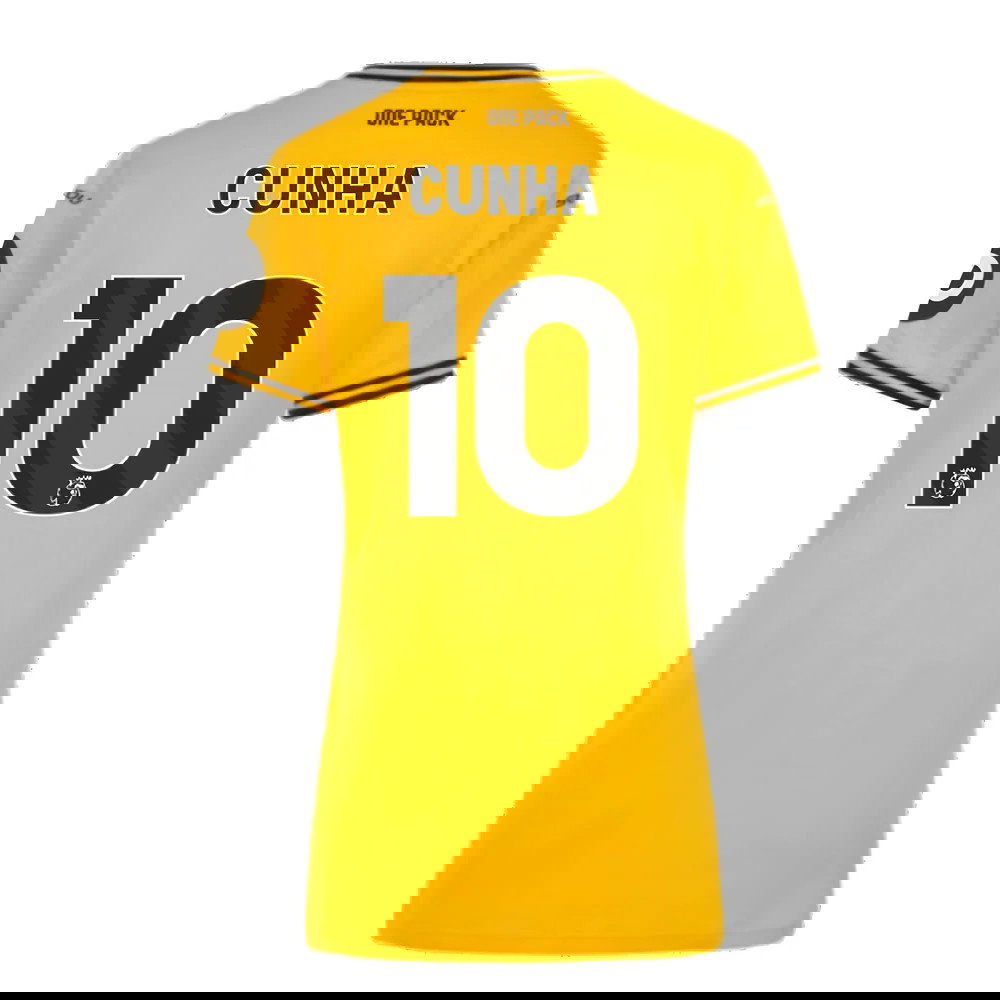 2024-2025 Wolves Home Shirt (Womens) (Cunha 10)