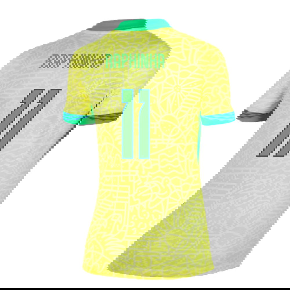 2024-2025 Brazil Home Shirt (Womens) (Raphinha 11)