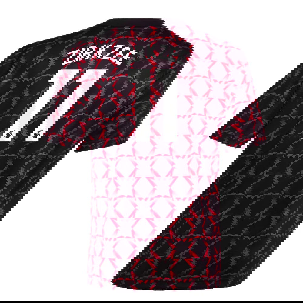 2024-2025 Man Utd Pre-Match Shirt (Black) - Kids (Zirkzee 11)