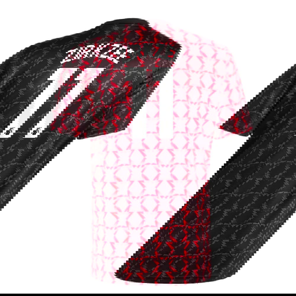 2024-2025 Man Utd Pre-Match Shirt (Black) (Zirkzee 11)