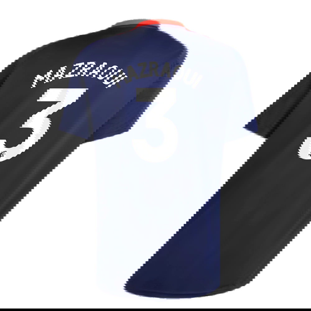 2024-2025 Man Utd Training Jersey (Night Indigo) (Mazraoui 3)