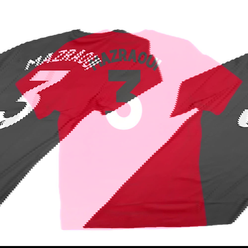 2024-2025 Man Utd DNA Graphic Tee (Red) (Mazraoui 3)
