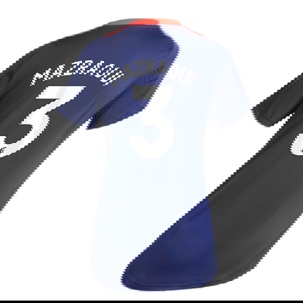 2024-2025 Man Utd Training Jersey (Night Indigo) - Womens (Mazraoui 3)