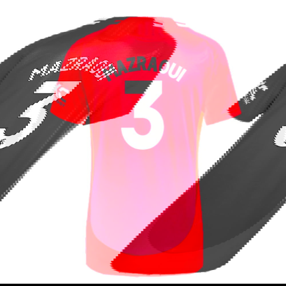 2024-2025 Man Utd Authentic Home Shirt (Womens) (Mazraoui 3)