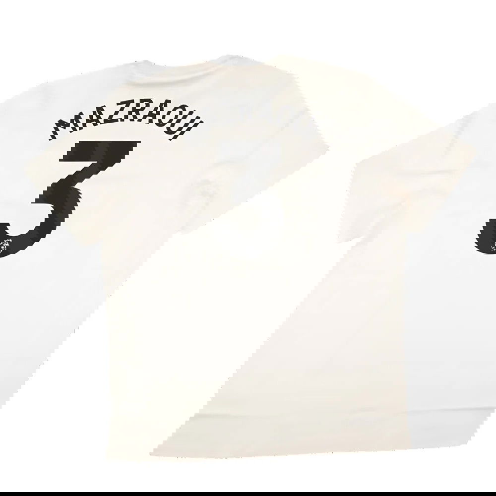 2024-2025 Man Utd SZN Graphic Tee (Cream White) (Mazraoui 3)