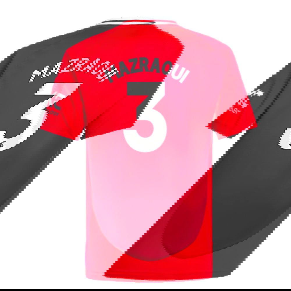 2024-2025 Man Utd Home Mini Kit (Mazraoui 3)