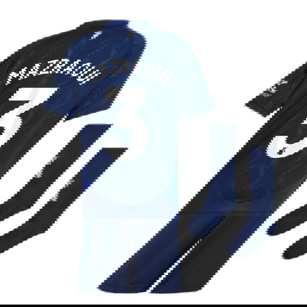 2024-2025 Man Utd Away Mini Kit (Mazraoui 3)