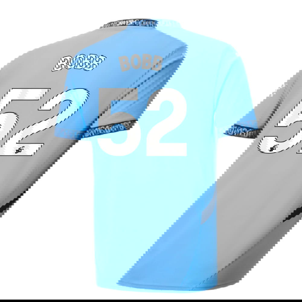 2024-2025 Man City Home Shirt (Bobb 52)
