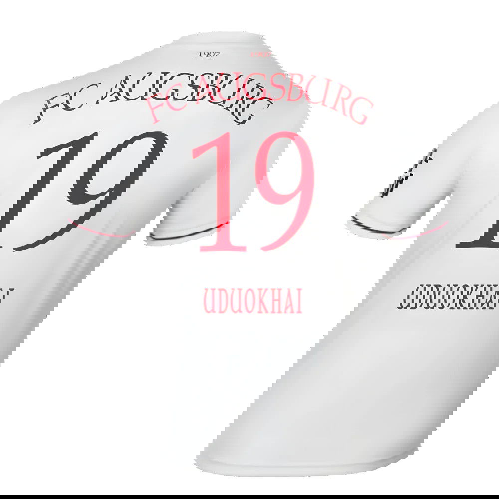 2024-2025 FC Augsburg Home Shirt (Uduokhai 19)
