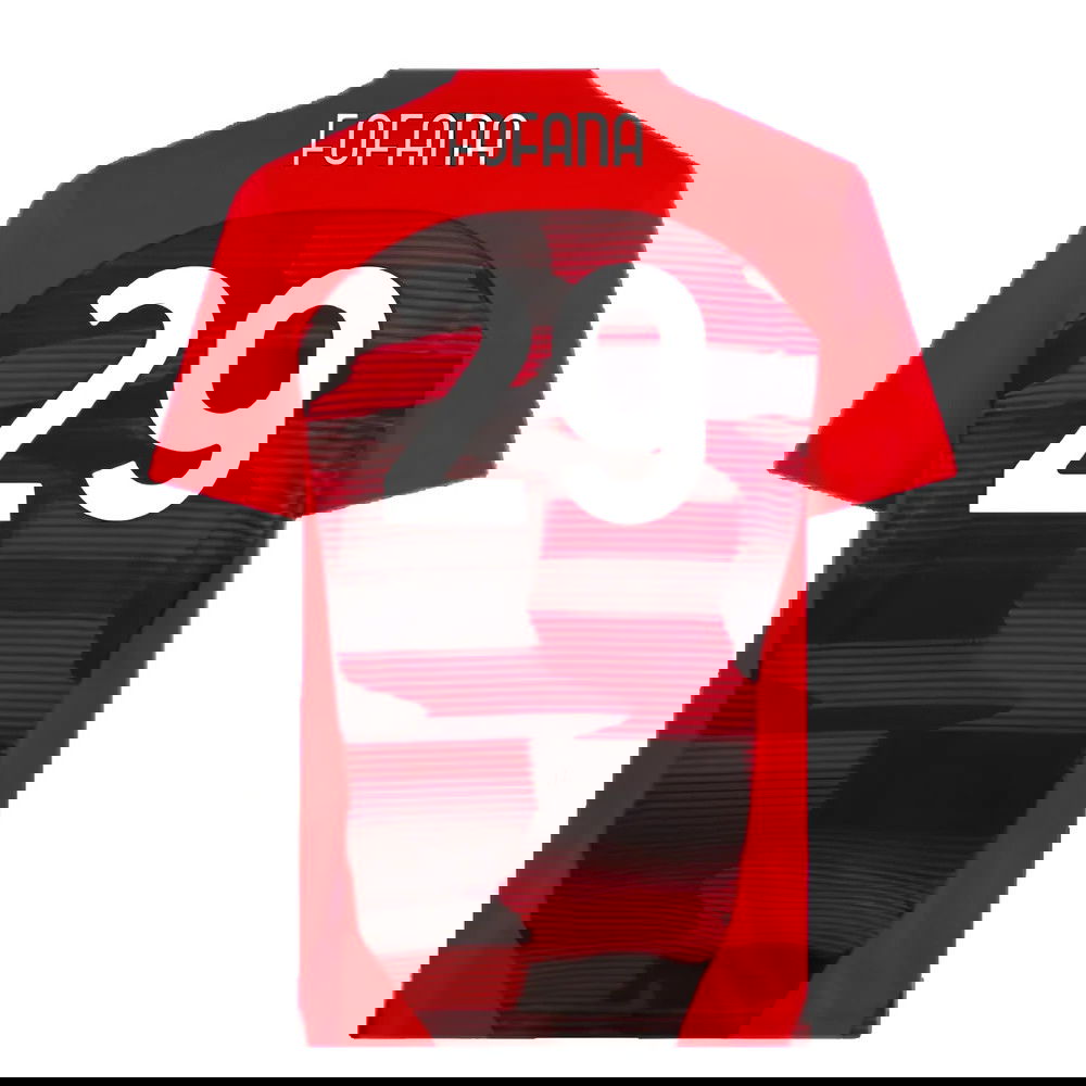 2024-2025 AC Milan Prematch SS Shirt (Red) (Fofana 29)