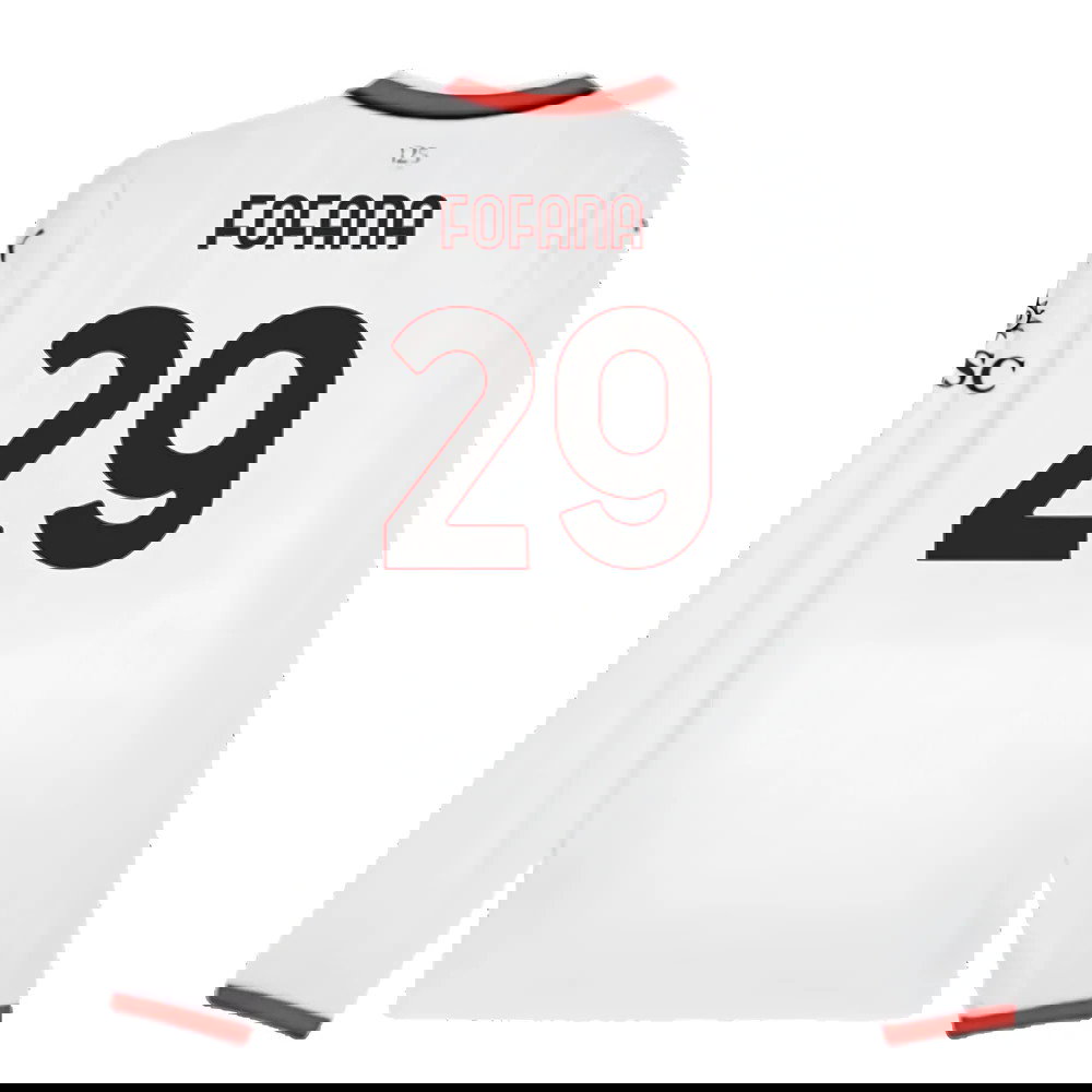 2024-2025 AC Milan Away Long Sleeve Shirt (Fofana 29)