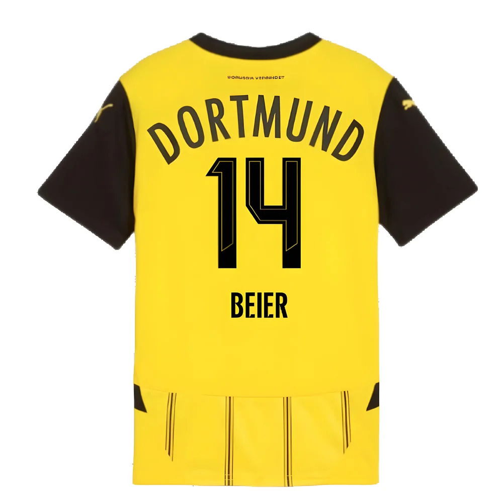 2024-2025 Borussia Dortmund Home Shirt (Kids) (Beier 14)