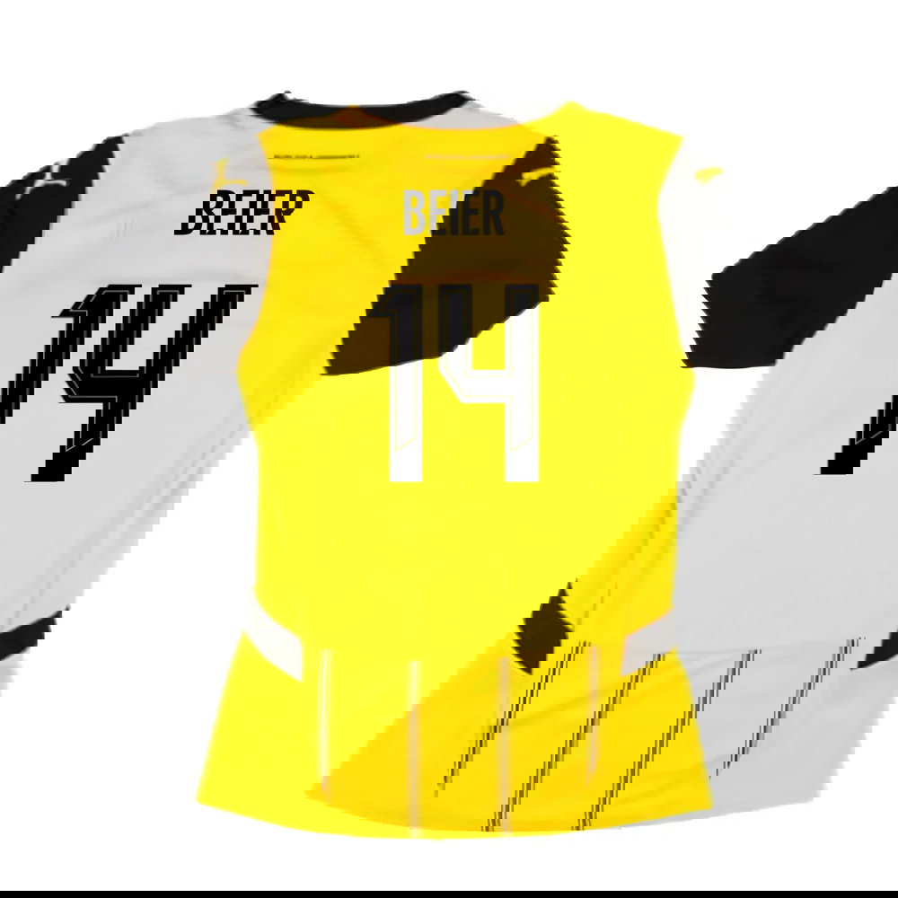 2024-2025 Borussia Dortmund Home Shirt (Ladies) (Beier 14)