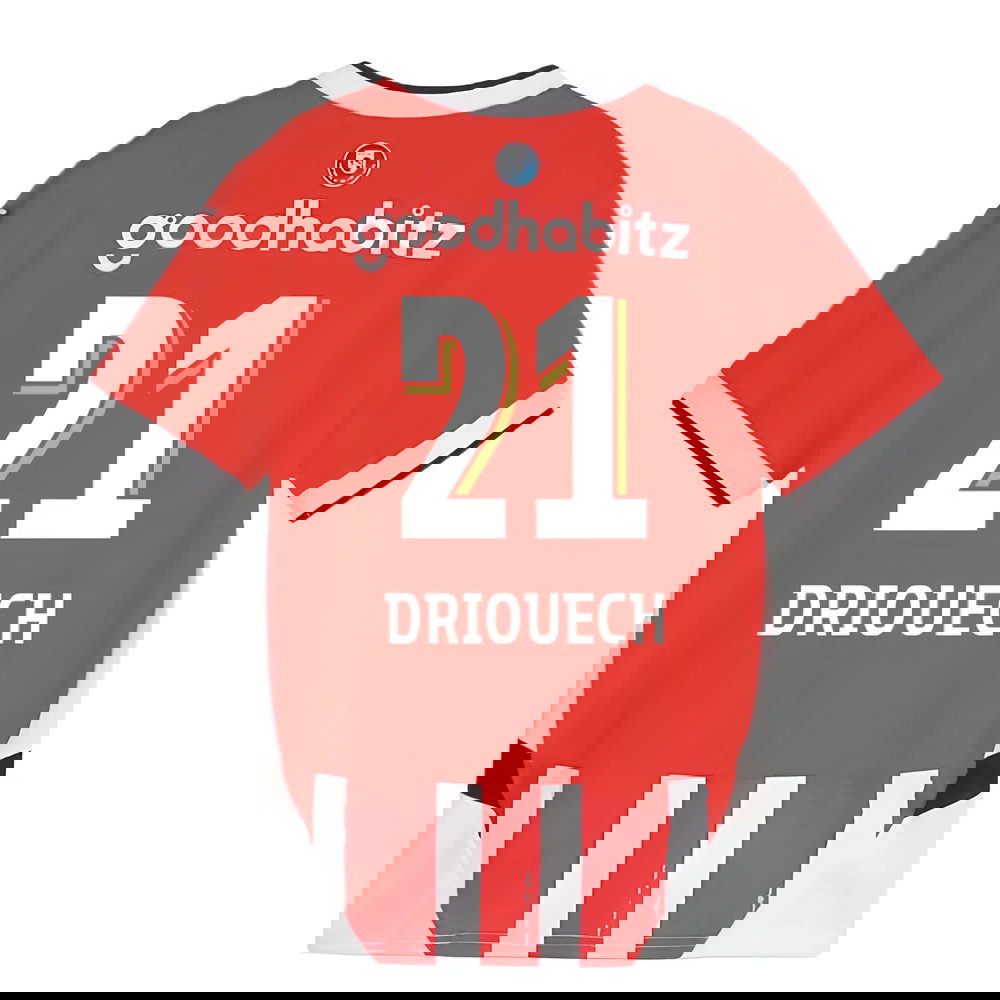 2024-2025 PSV Eindhoven Home Shirt (Kids) (Driouech 21)