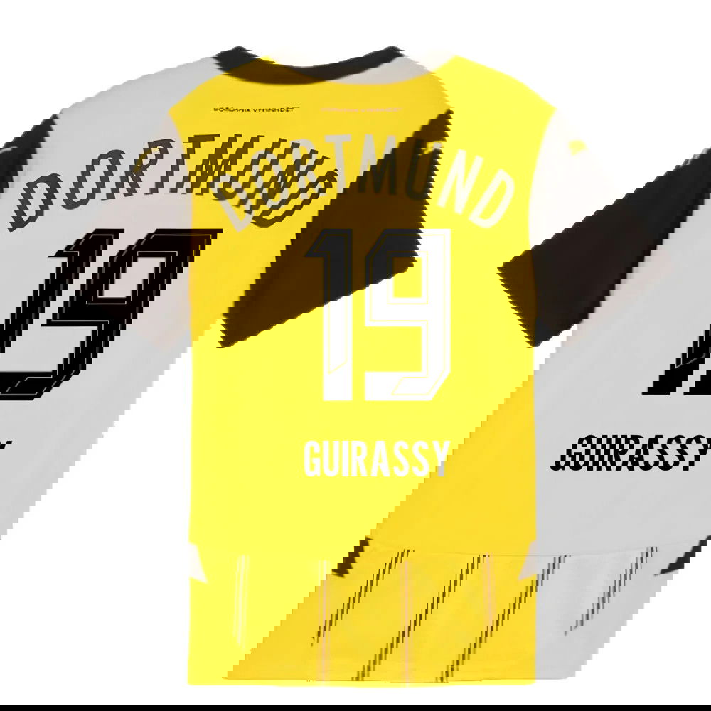 2024-2025 Borussia Dortmund Home Shirt (Kids) (Guirassy 19)