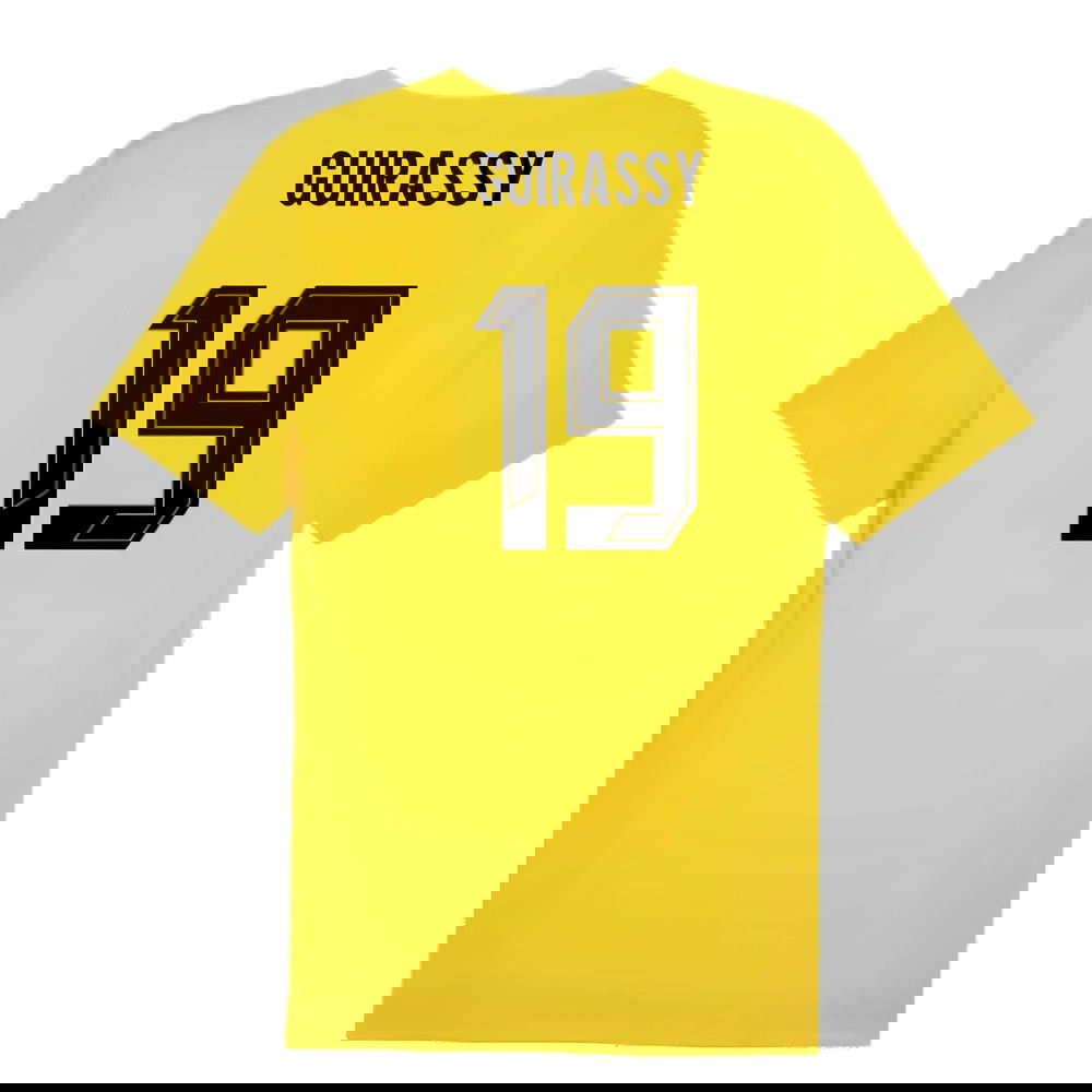 2024-2025 Borussia Dortmund Training Shirt (Yellow) (Guirassy 19)