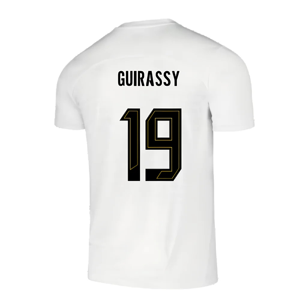 2024-2025 Borussia Dortmund Pre-Match Shirt (White) (Guirassy 19)