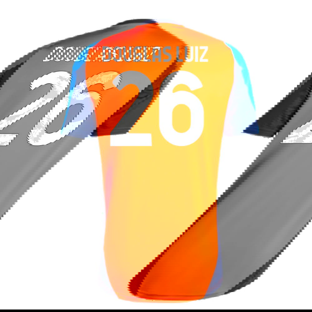 2024-2025 Juventus Training Jersey (Orange) (Douglas Luiz 26)