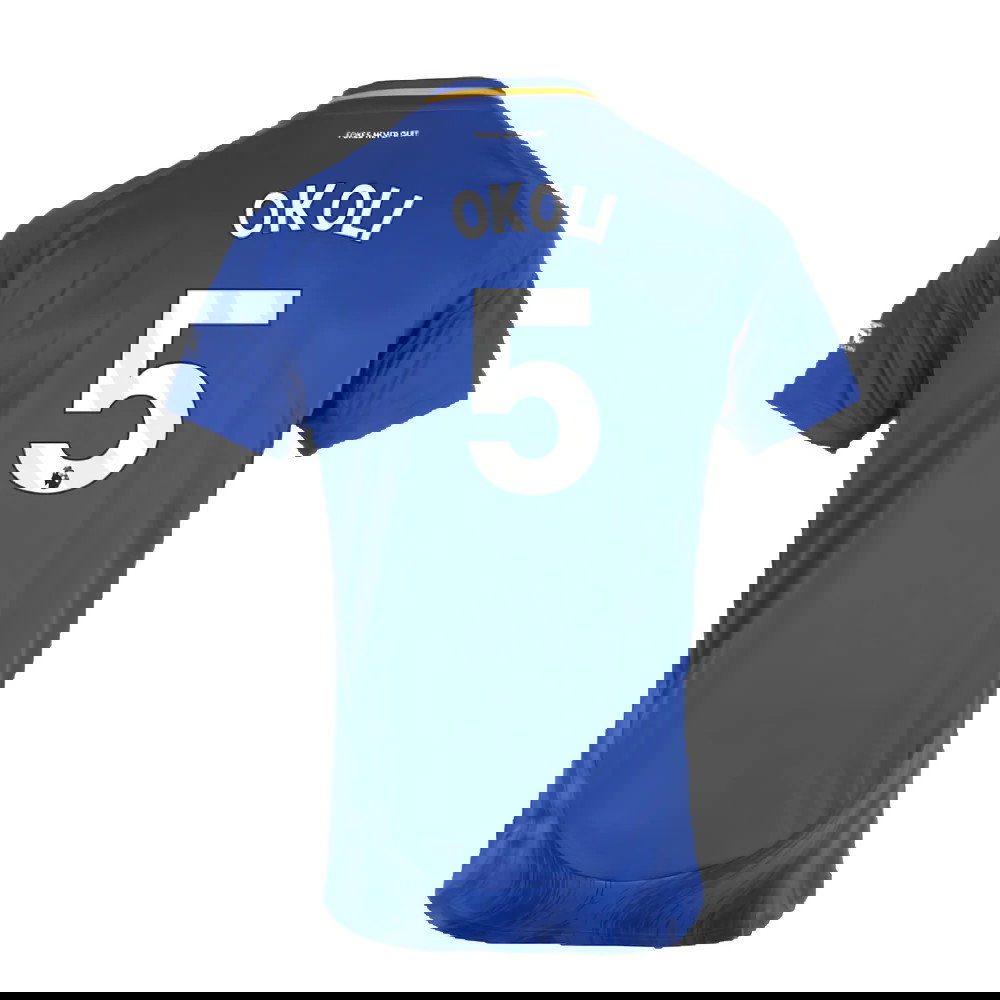 2024-2025 Leicester City Home Shirt (Kids) (Okoli 5)