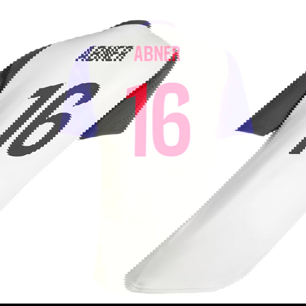 2024-2025 Olympique Lyon Training Jersey (White Tint) (Abner 16)