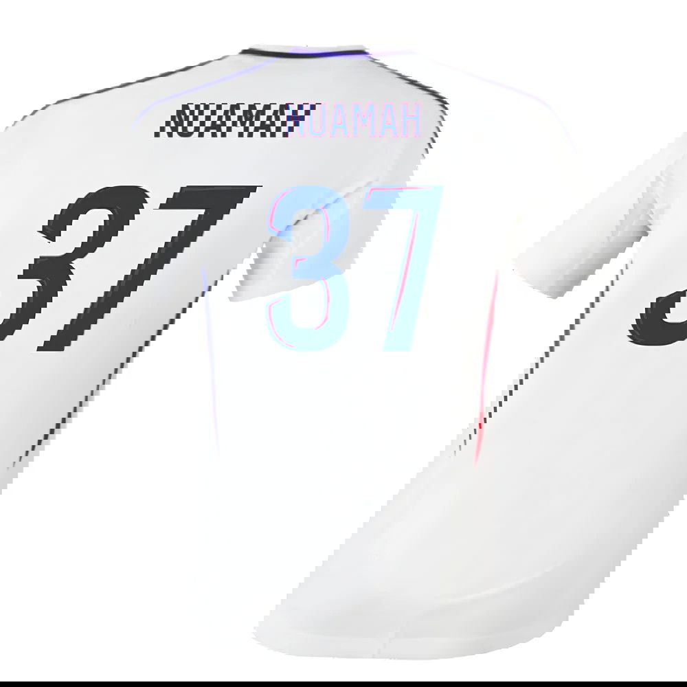 2024-2025 Olympique Lyon Home Shirt (Nuamah 37)