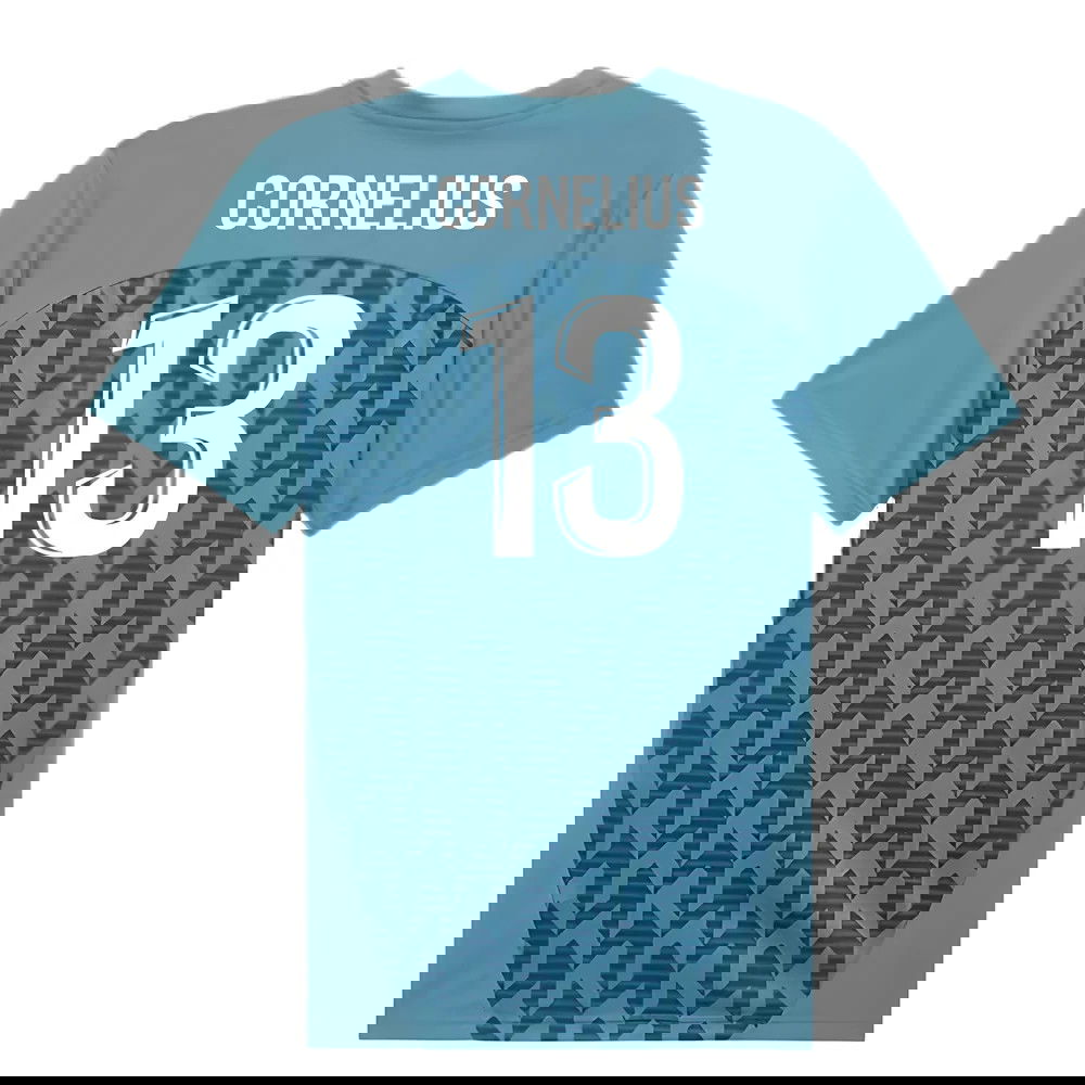 2024-2025 Marseille Pre-Match Shirt (Bold Blue) (Cornelius 13)