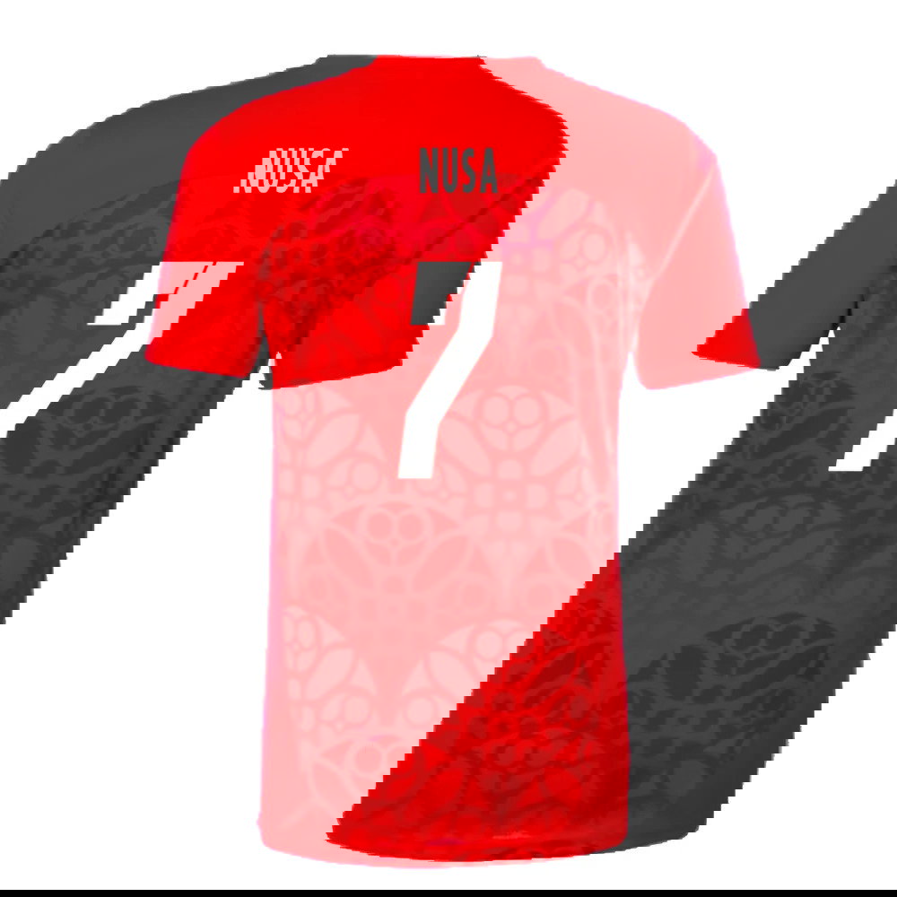 2024-2025 Red Bull Leipzig Pre-Match Shirt (Red) (Nusa 7)