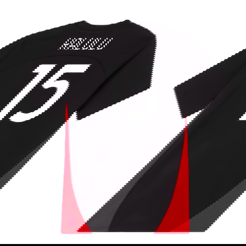 2024-2025 AC Milan Training Shirt (Black) - Kids (Kalulu 15)