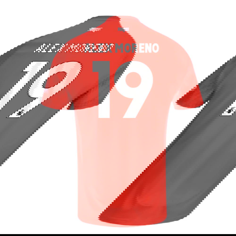 2024-2025 Nottingham Forest Home Shirt (Alex Moreno 19)