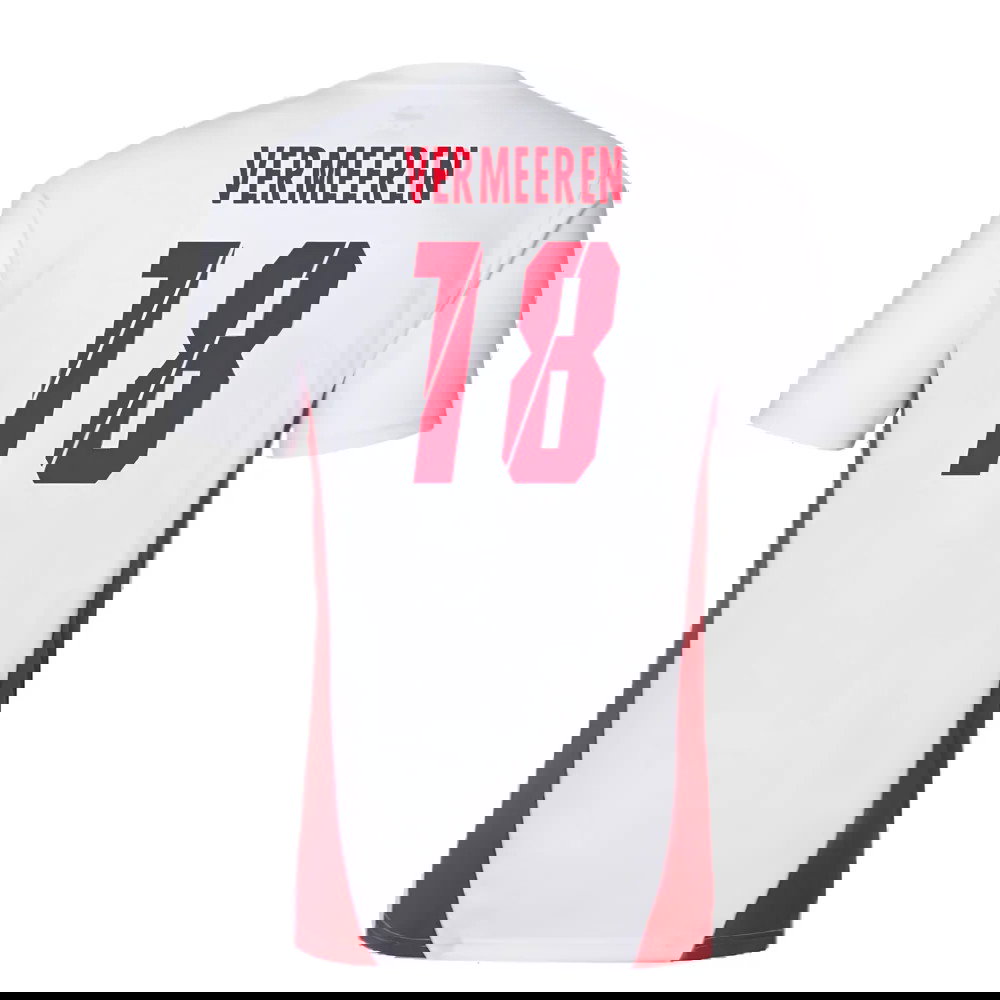 2024-2025 Red Bull Leipzig Training Shirt (White) (Vermeeren 18)
