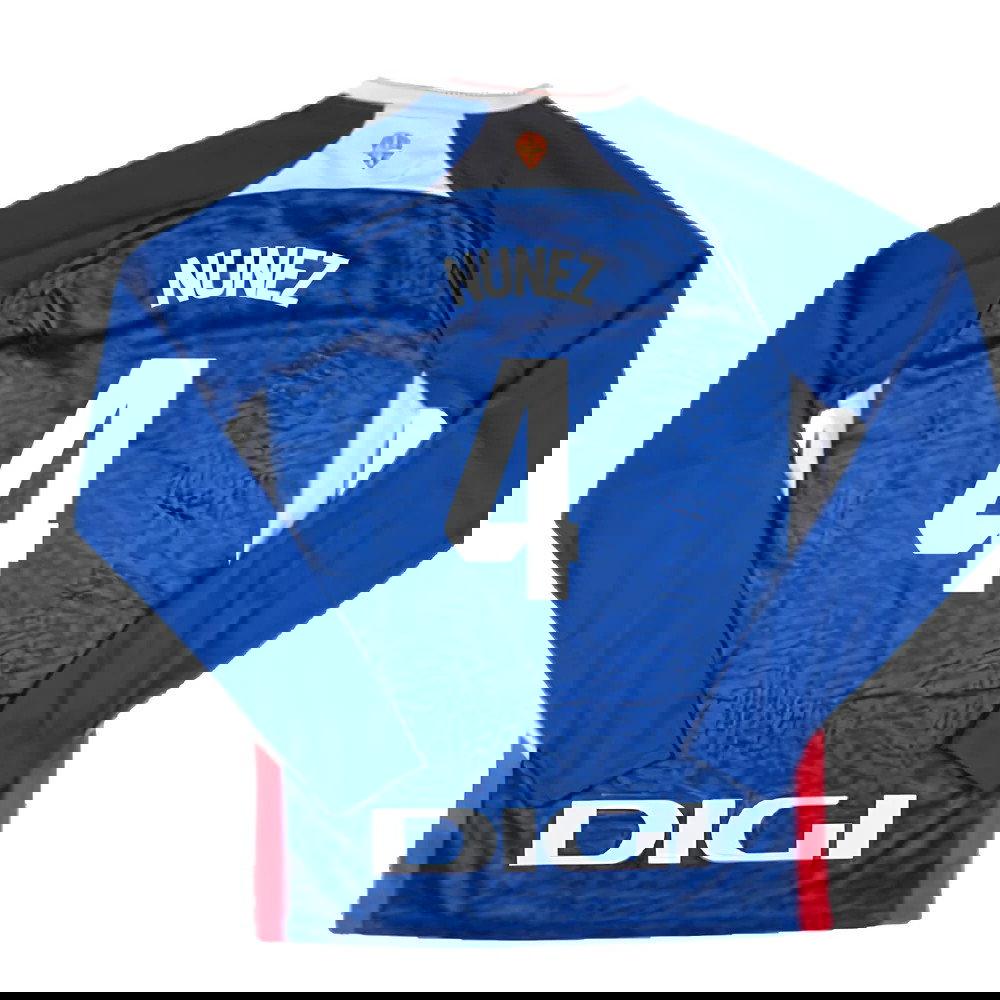 2024-2025 Athletic Bilbao Long Sleeve Away Shirt (Nunez 4)