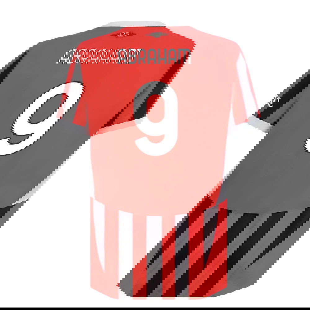 2024-2025 AC Milan Home Authentic Shirt (Abraham 9)