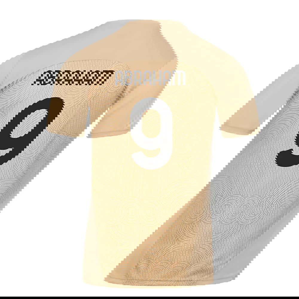 2024-2025 AC Milan Pre-Match Shirt (Putty) (Abraham 9)