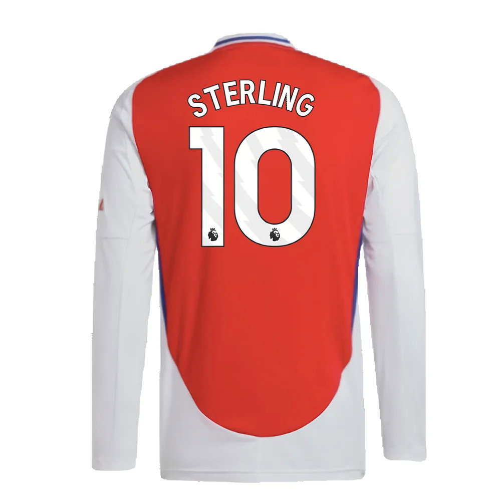 2024-2025 Arsenal Long Sleeve Home Shirt (Sterling 10)