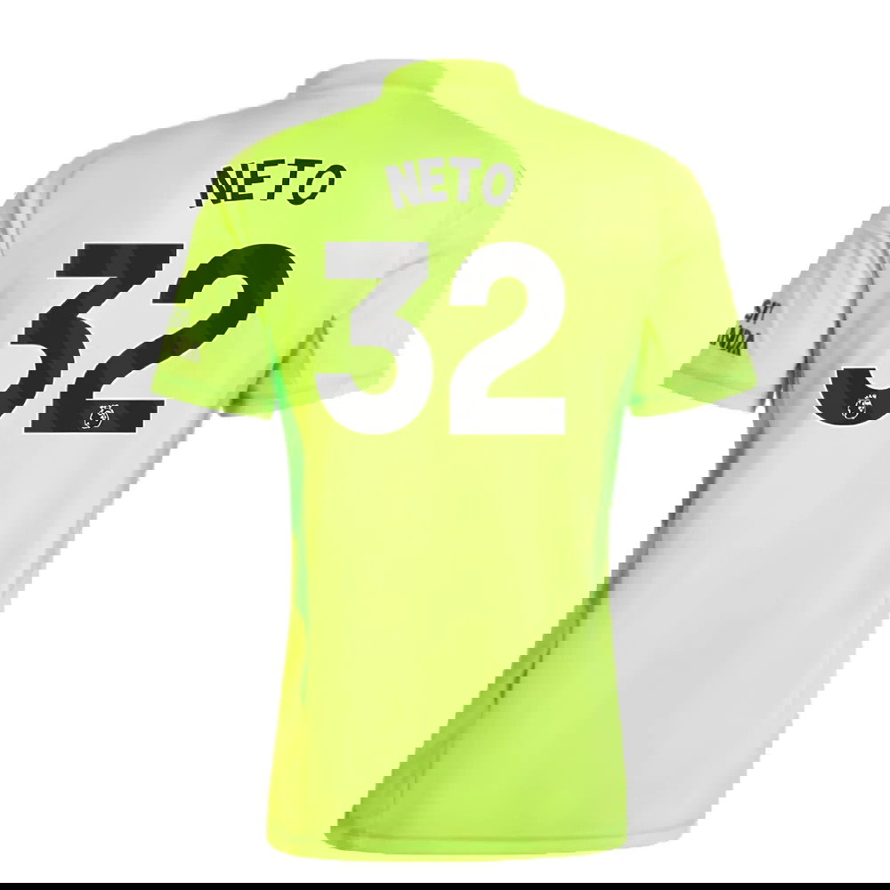 2024-2025 Arsenal Home Goalkeeper Shirt (Yellow) (Neto 32)