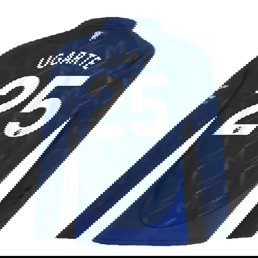 2024-2025 Man Utd Long Sleeve Away Shirt (Kids) (Ugarte 25)