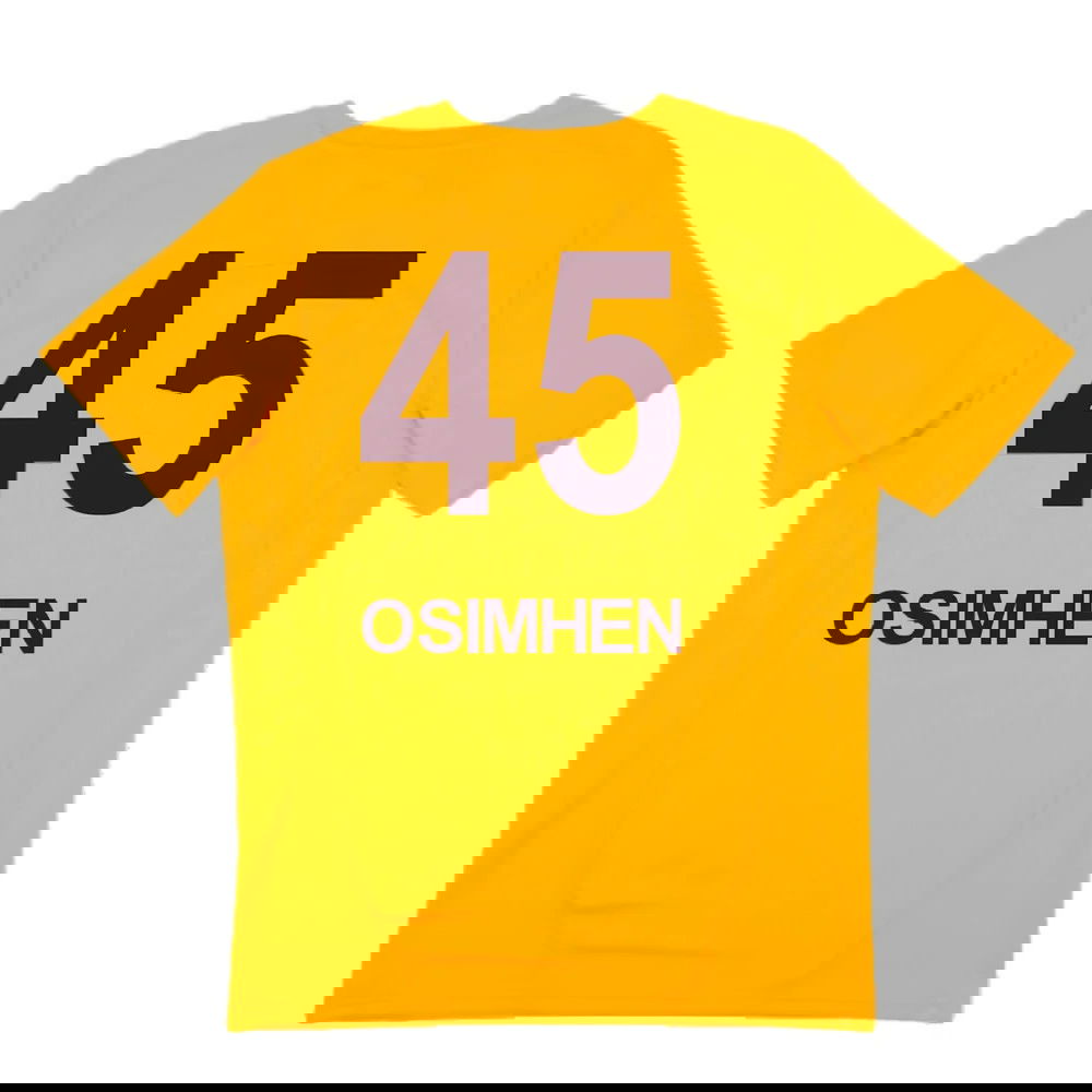 2024-2025 Galatasaray Training Shirt (Orange) (Osimhen 45)